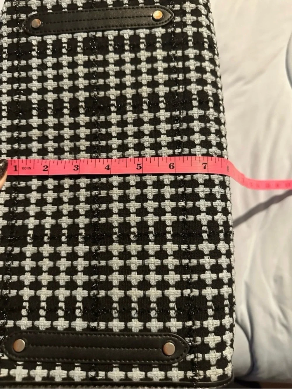 kate spade Black and White Tweed Tote